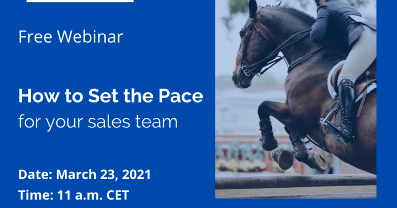 How to set the pace for your sales team